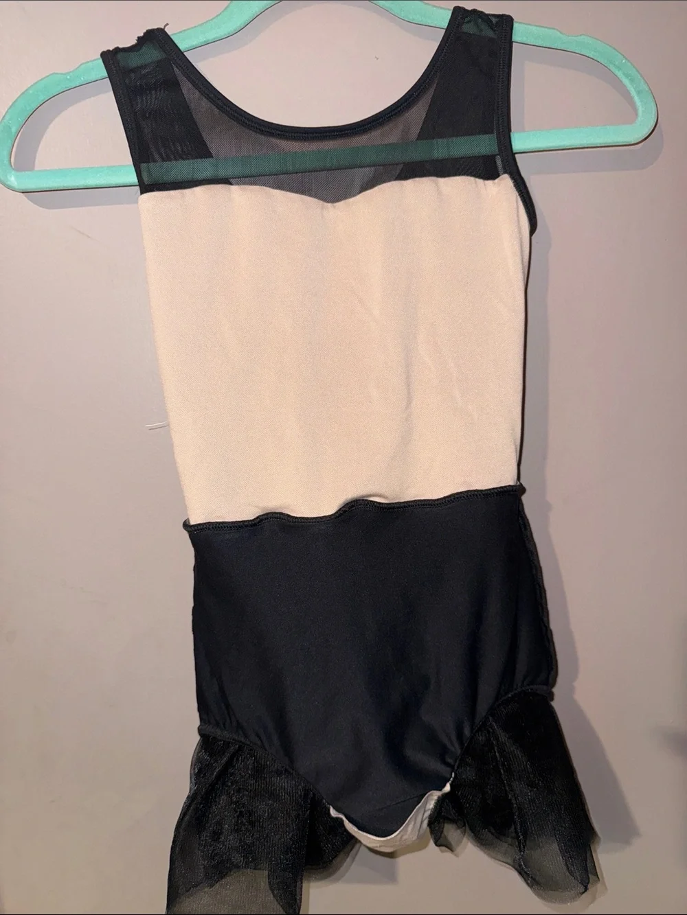 Black Tulle Girls Dance Ballet Costume Dress